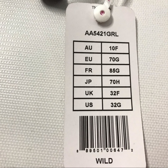 FREYA Grey Leopard Print Wild Plunge Bra Underwire - Picture 8 of 8